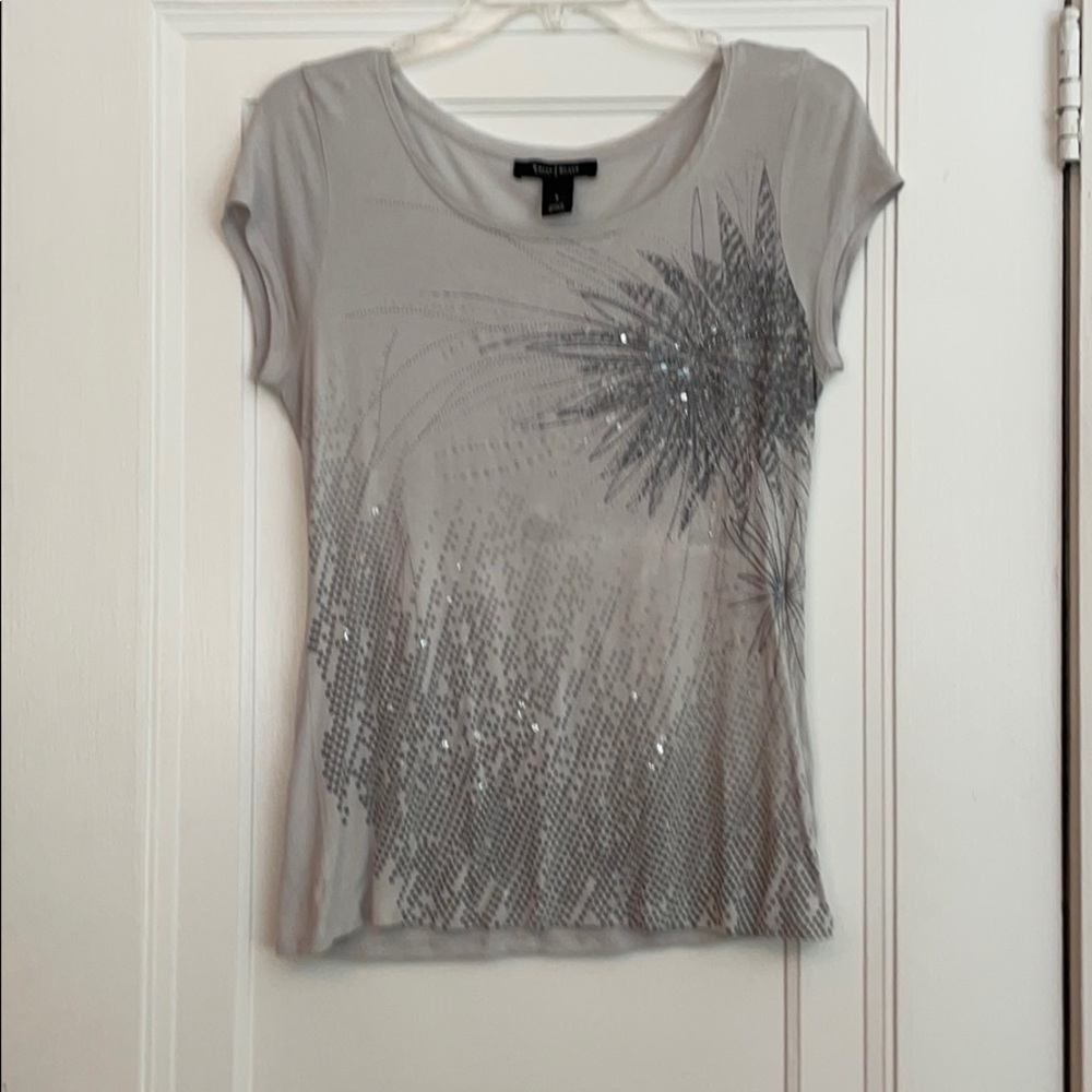 Beautiful beaded silky top